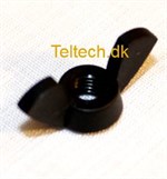 Fløjmøtrik M3 Nylon SORT PA6